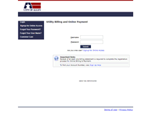 Tablet Screenshot of cityofallen.dpnetbill.com