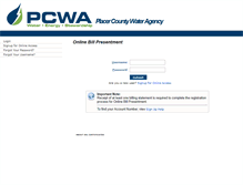 Tablet Screenshot of pcwa.dpnetbill.com