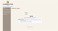 Desktop Screenshot of cityofcarrollton.dpnetbill.com